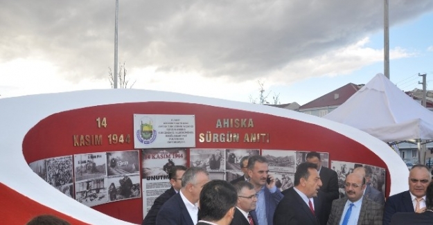 Ahıska Sürgünü Anıtı ve Parkı gözyaşlarıyla açıldı