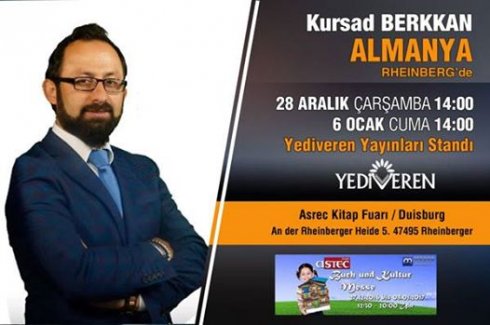 Araştırmacı - Yazar KÜRŞAD BERKKAN ALMANYA'DA İmza Günlerinde..