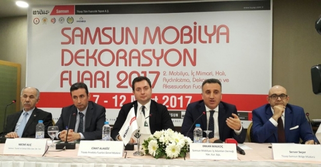 2017’nin en yeni tasarımları “Samsun 2.Mobilya Dekorasyon Fuarı”nda