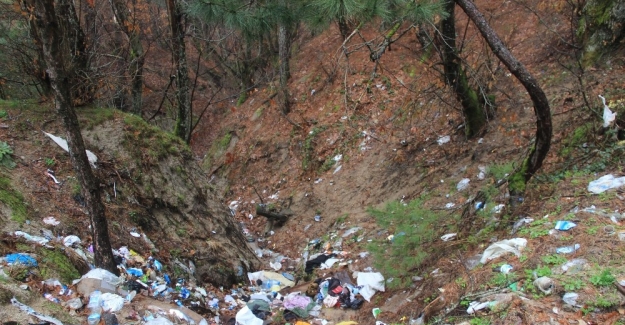 Kazdağları çöplüğe döndü