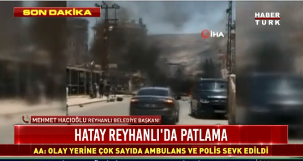 Hatay Reyhanlı'da araçta patlama!   3 Suriyeli öldü