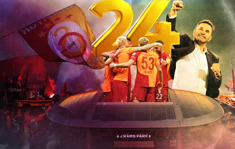 2023-2024 Süper Lig Şampiyonu Galatasaray!