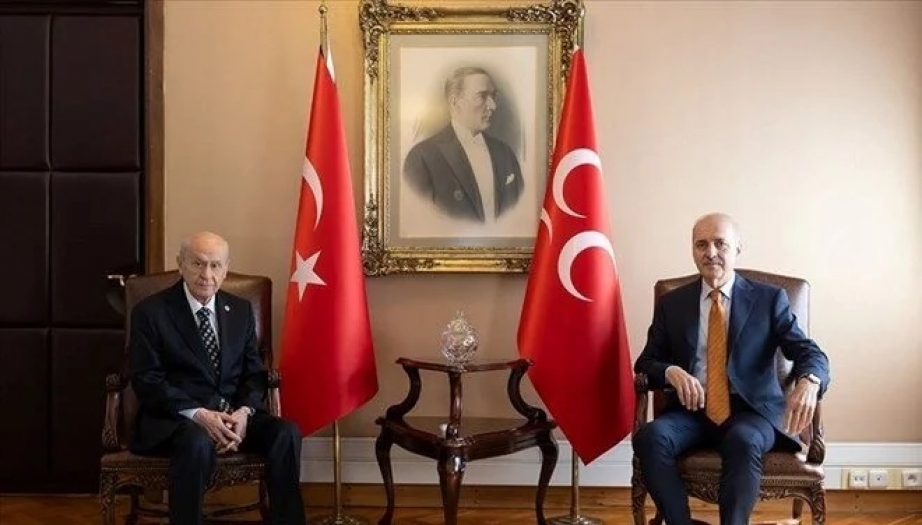 Kurtulmuş'tan Bahçeli'ye yeni anayasa ziyareti