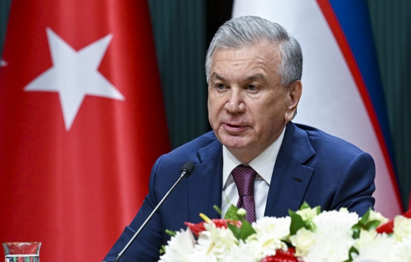 Özbekistan Cumhurbaşkanı Mirziyoyev'e Türkiye Cumhuriyeti Devlet Nişanı verildi