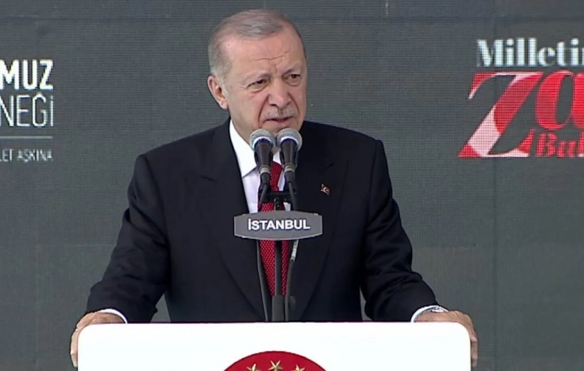 Erdoğan: "15 Temmuz'a 'oyun, tiyatro, danışıklı dövüş' diyenleri kıyamete kadar affetmeyeceğiz"