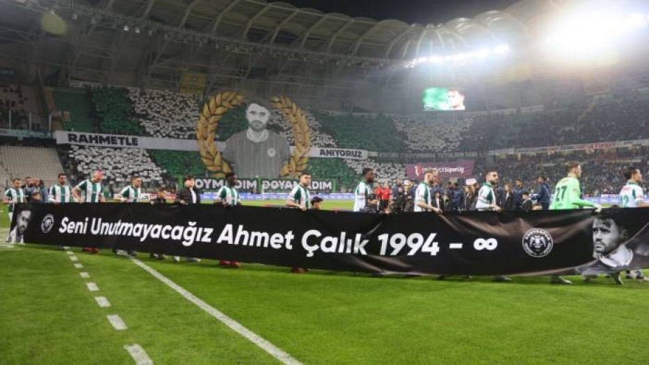 Ahmet Çalık unutulmadı! Konyaspor - Fenerbahçe maçında anıldı