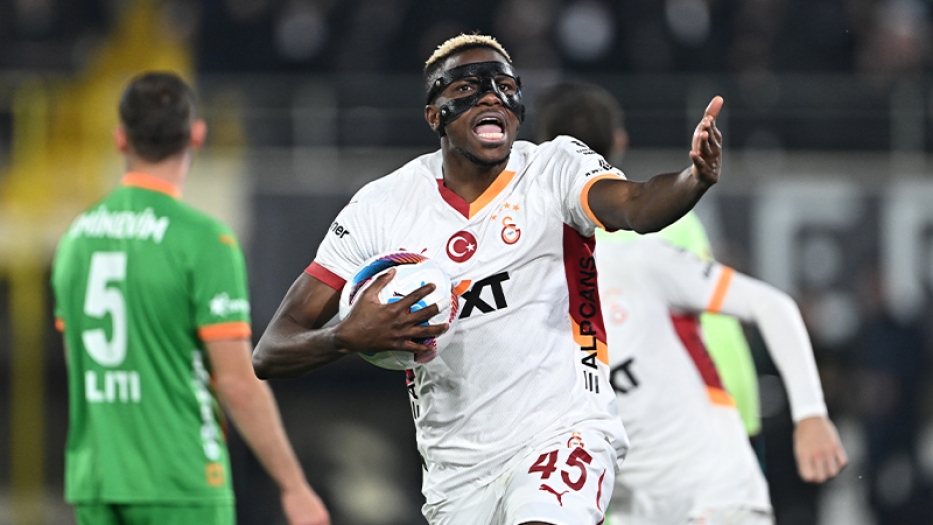 Galatasaray Alanya'dan 2-1 galip ayrıldı