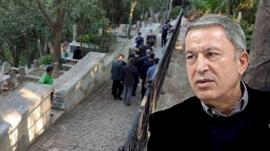 Hulusi Akar’ın, Mirzabeyoğlu’nun mezarını ziyareti haberine erişim engeli