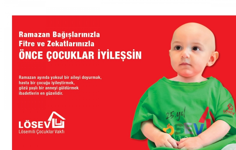 Ramazan Bağışlarınızla, Fitre ve Zekâtlarınızla; Önce Çocuklar İyileşsin!